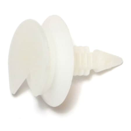 Midwest Fastener 7/8" x 5/16" x 3/4" White Plastic Panel Clips 1 12PK 69184